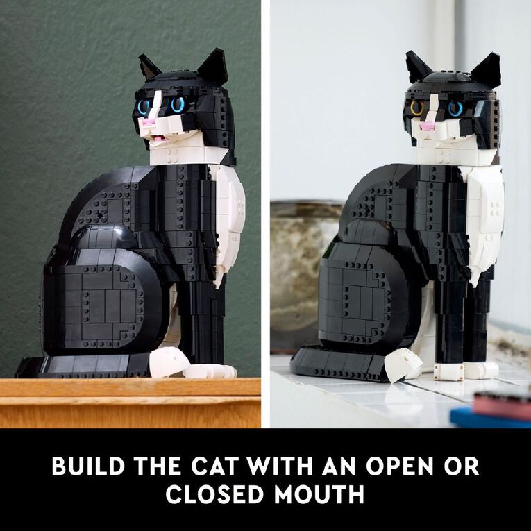 LEGO IDEAS Tuxedo Cat 21349, , hi-res