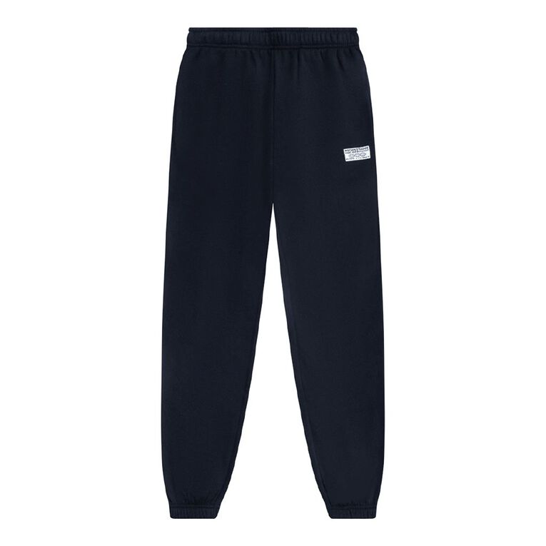 Young Original Core Print Trackpants, Black, hi-res