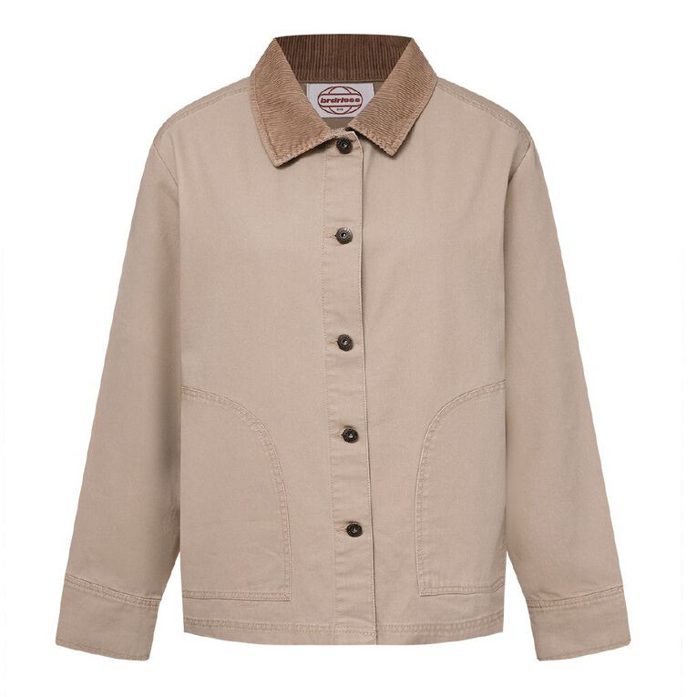 BRDRLESS Bowier Worker Jacket, Taupe, hi-res