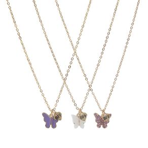 Young Original Kids' Necklace 3 Piece Set BFF Butterfly