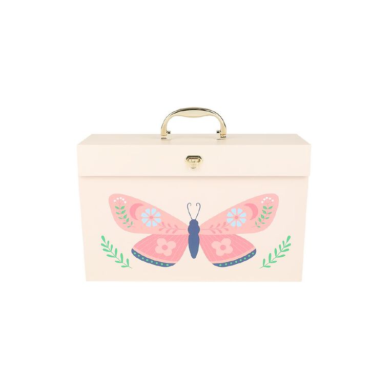Uniti Little Things Concertina File Butterfly Cream, , hi-res