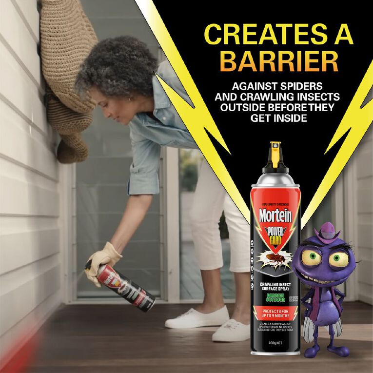 Mortein Powerguard Barrier Spray 350G, , hi-res