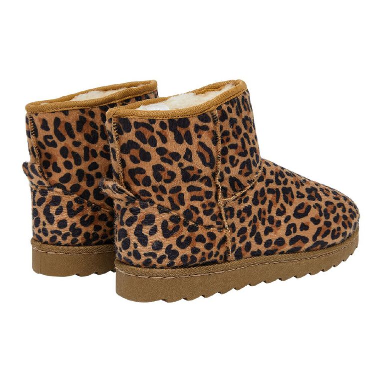 H&H Women's Indie Slipper Boots, Brown, hi-res
