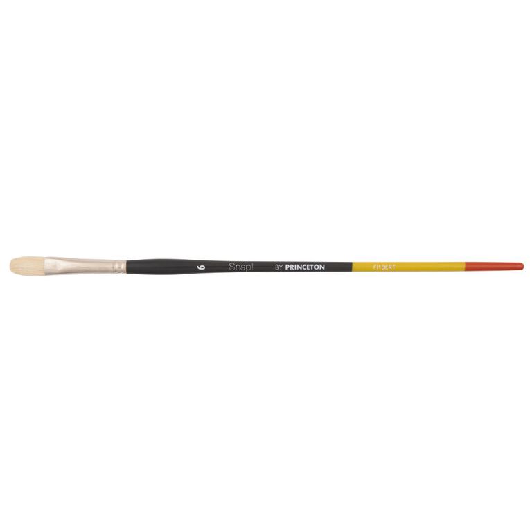 Princeton Snap Brush Long Handle Bristle Filbert 6, , hi-res
