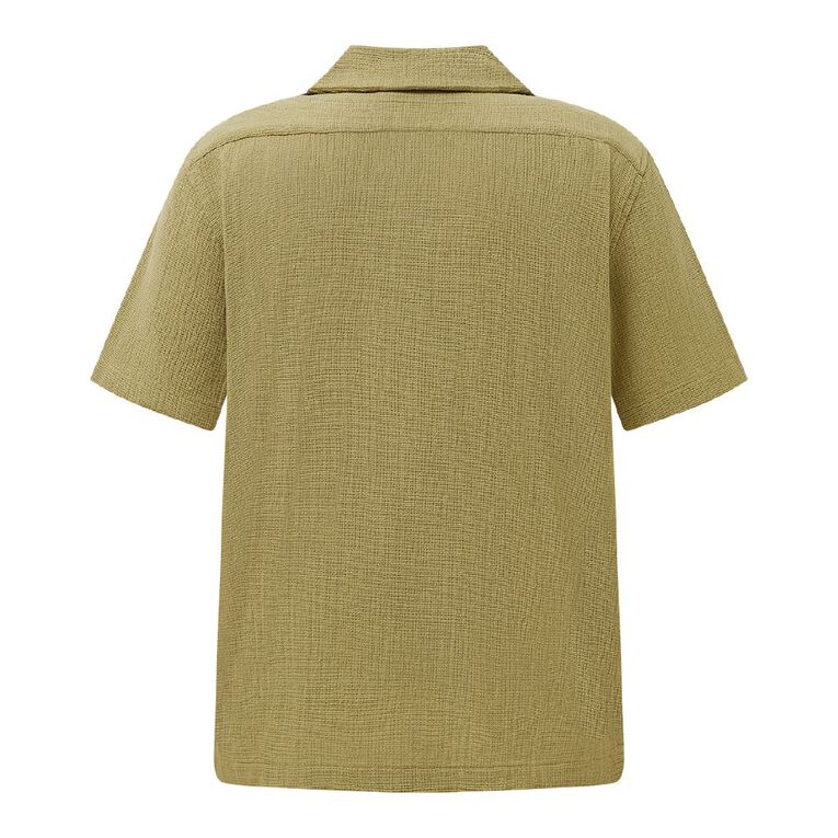 H&H Men's Textured Shirt, Brown Light, hi-res