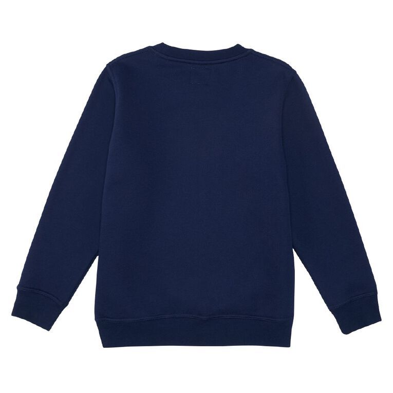 Schooltex Bohally Sweat with Embroidery, Navy, hi-res