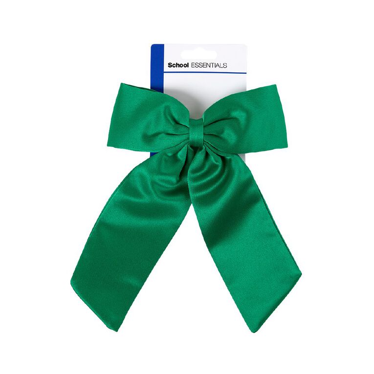 School Essentials Hair Ribbon Green, , hi-res