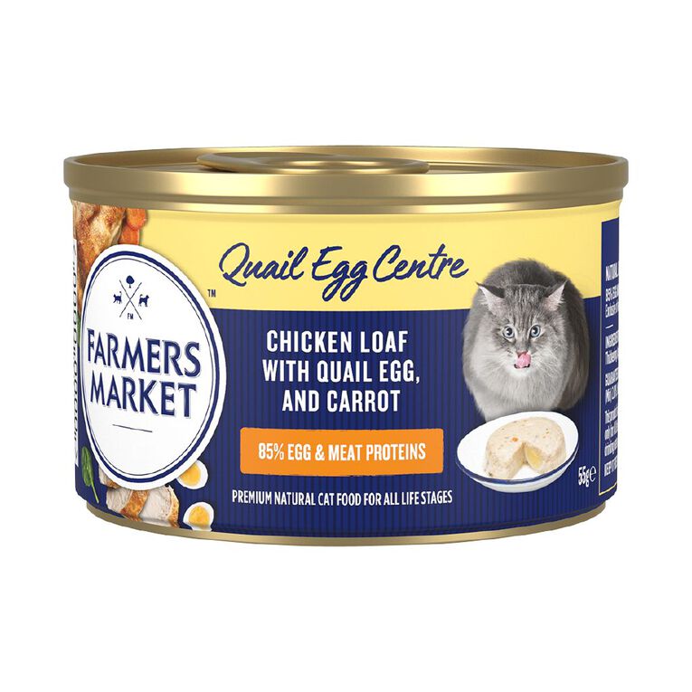 Farmers Market Cat Chicken Quil Egg 55G The Warehouse