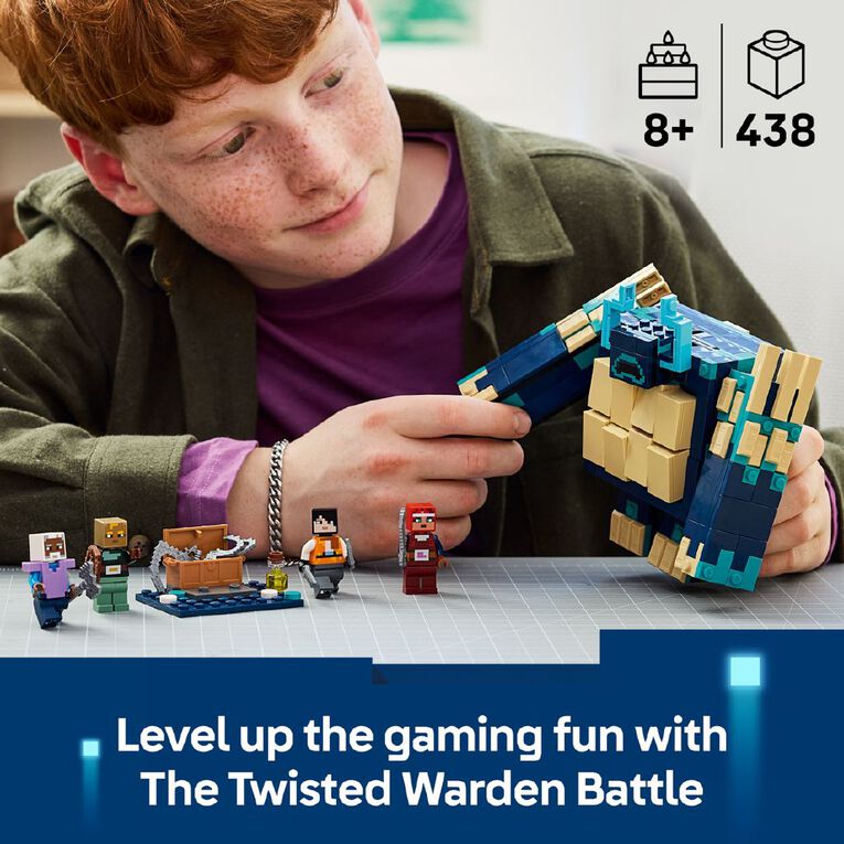 LEGO Minecraft The Twisted Warden Battle 21591, , hi-res