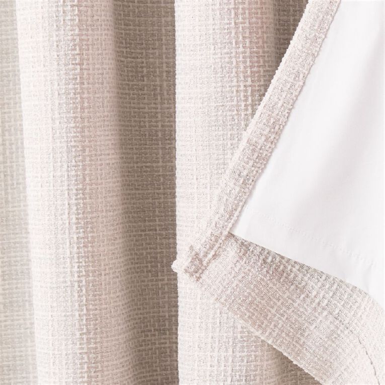 Living & Co Cove Curtains Grey 230-330cm Wide/205cm Drop, , hi-res