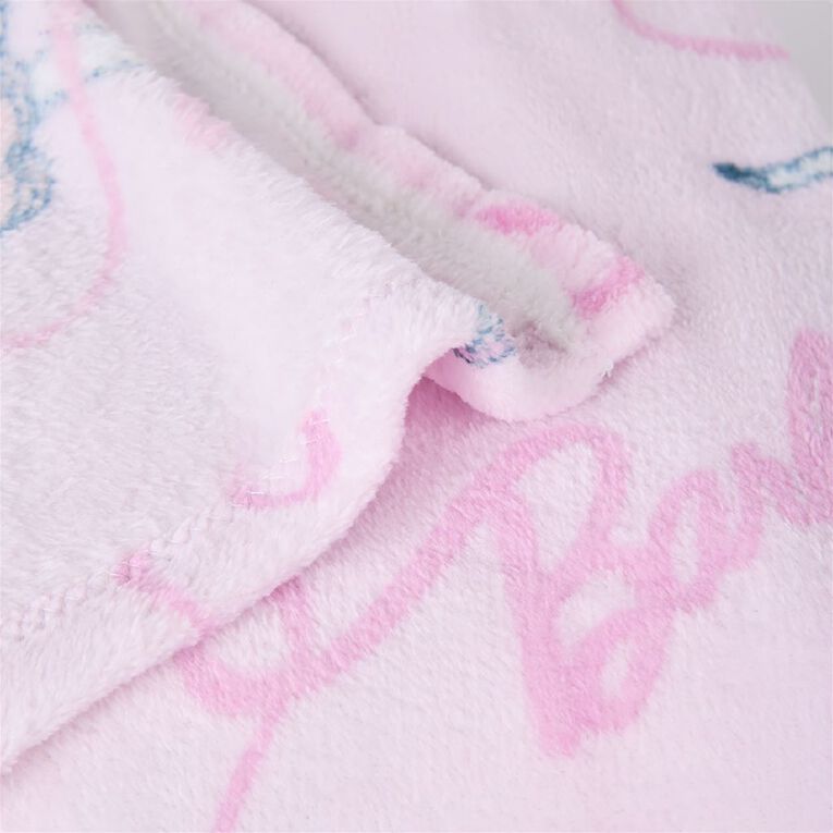 Barbie Coral Fleece Throw Multi-Coloured 127cm x 152cm, , hi-res