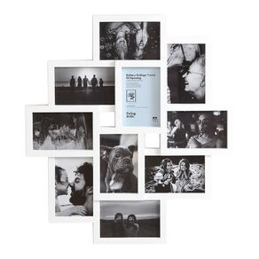 Living & Co Gallery Collage Photo Frame 10 Openings White 4in x 6in