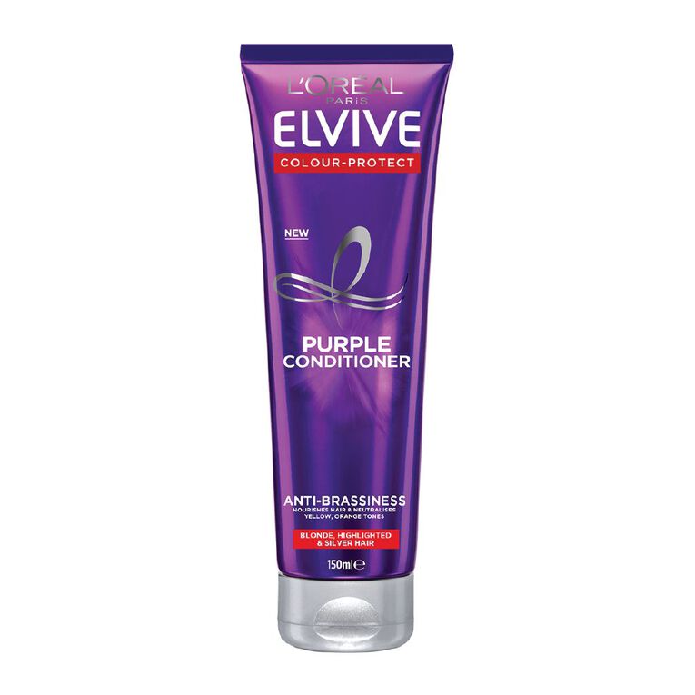 L'Oreal Paris Elvive Colour Protect Conditioner Purple Mid 150ml, , hi-res