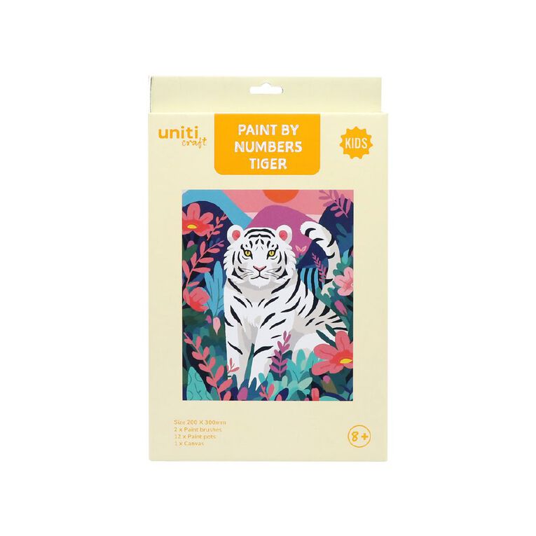 Uniti Paint By Numbers Tiger, , hi-res
