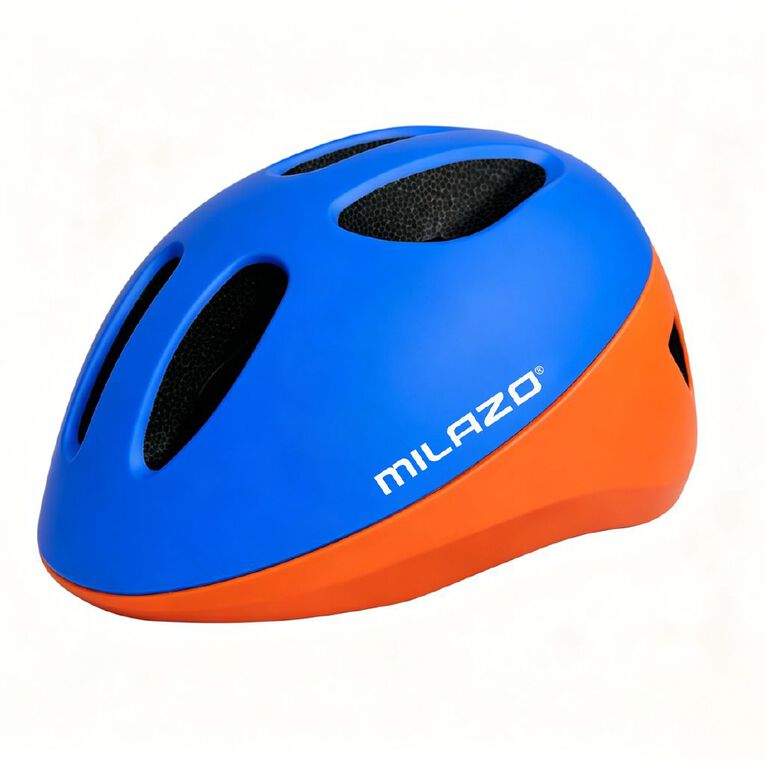 Milazo Kids' Cycling Helmet with LED Light Blue, , hi-res