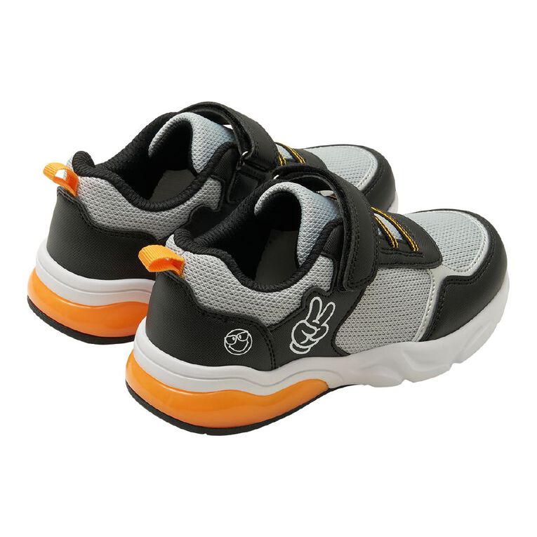 Active Intent Senior Kids' Thumbs Up Light Up Trainers, Grey, hi-res