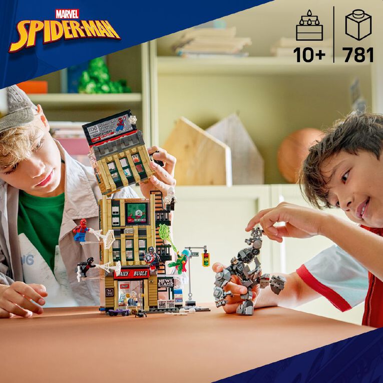 LEGO Marvel Super Heroes Spider Man vs Mysterio The Daily Bugle 76342, , hi-res