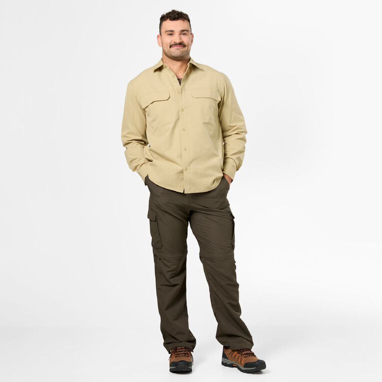 Back Country Men's Long Sleeve Lightweight Shirt, Brown Light, hi-res