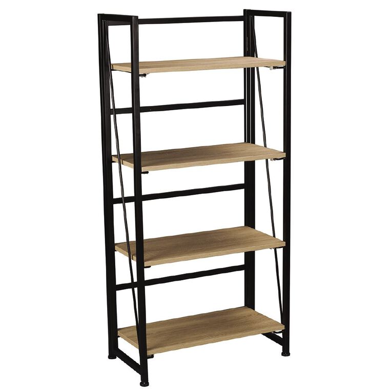 Workspace Folding Bookcase Oak, , hi-res