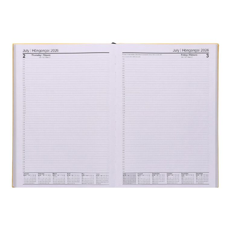 WS Cpop 2026 Diary A4 Day to page Yellow, , hi-res