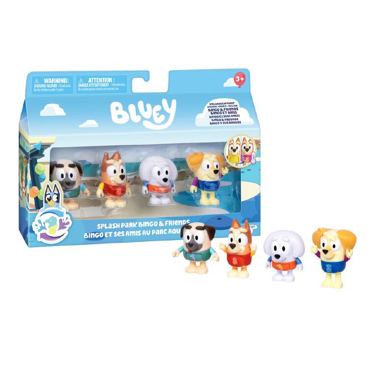 Bluey Colour Change Figure 4 Pack, , hi-res