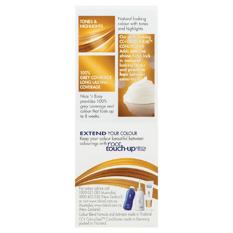 Clairol Nice N Easy Permanent Hair Colour Dark Blonde 7, , hi-res