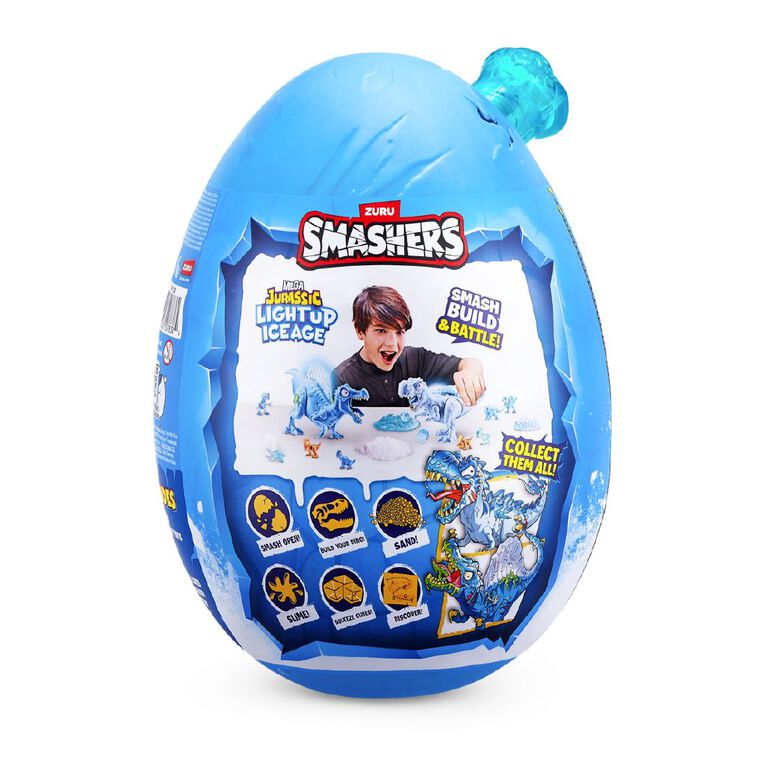 Zuru Smashers Dino Ice Age Light Up Series 1 Mega Egg, , hi-res