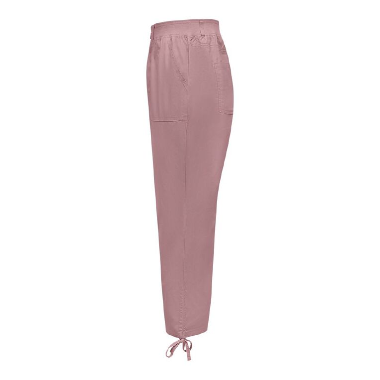 H&H Women's Rouched Hem Pants, Pink Light, hi-res