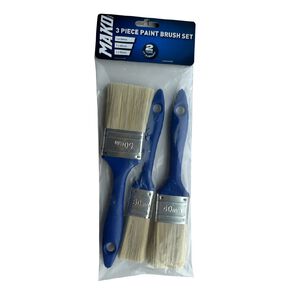 Mako Paint Brush Set 3 Piece