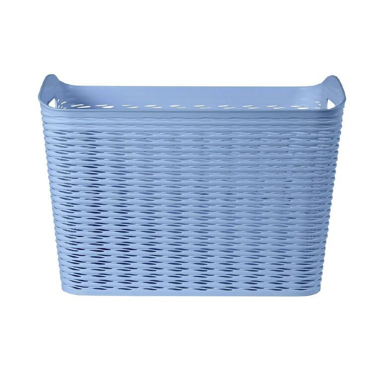 Living & Co Wave Storage Basket White 26L, , hi-res