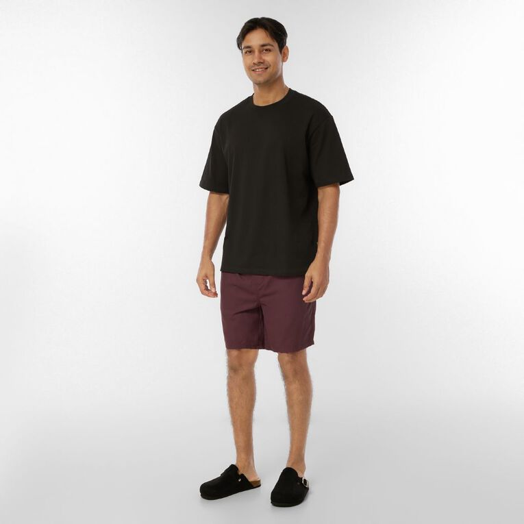 H&H Men's Woven Shorts, Red Dark, hi-res