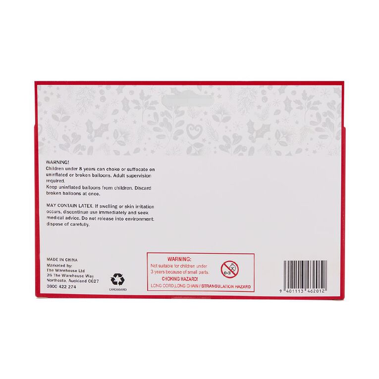 Wonderland Joyful Tidings Christmas Balloon Garland Kit, , hi-res