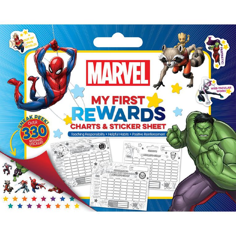 Marvel Spider-Man: My First Rewards Charts & Sticker Sheet, , hi-res