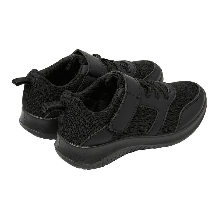 Active Intent Senior Kids' Jake Sneakers, Black, hi-res