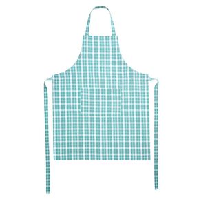 Living & Co Apron Check Green