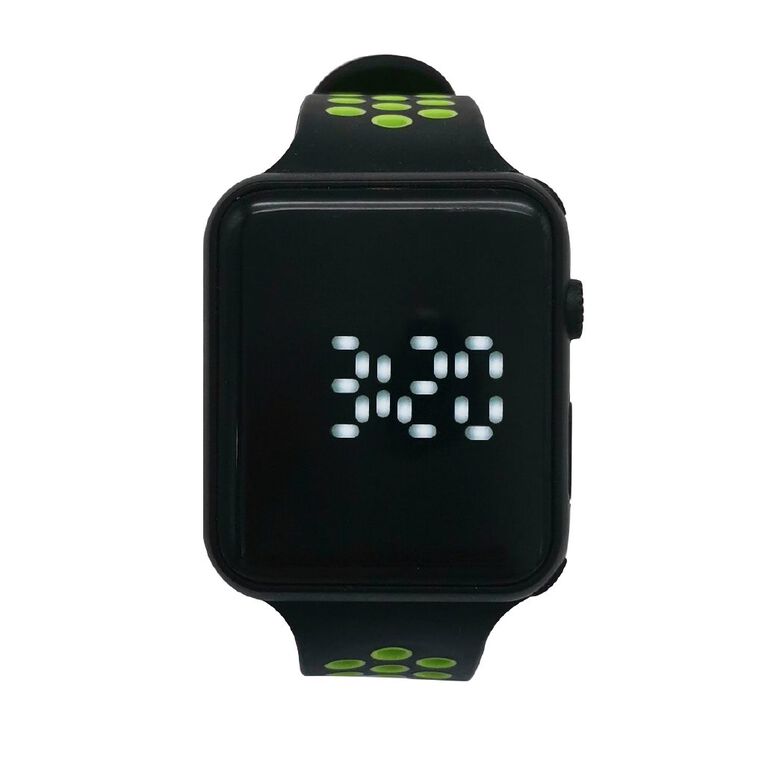 Digital Watch Black, , hi-res