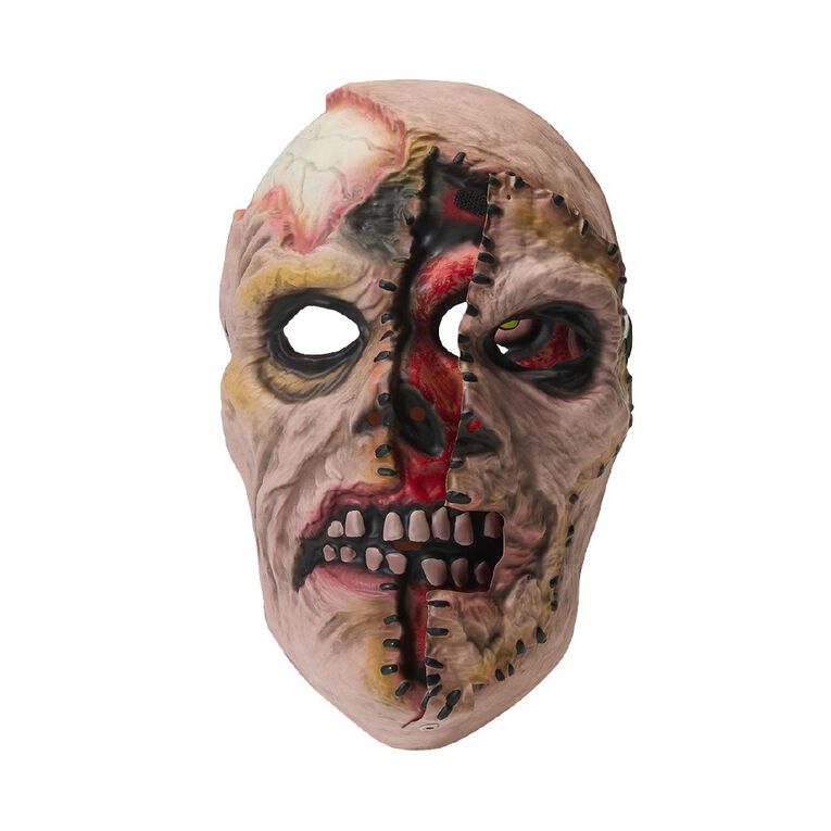Seasons Zombie Face Ripper Mask, , hi-res