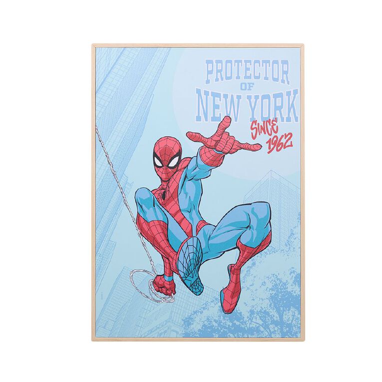 Spider-Man Framed Canvas Wall Art 50cm x 70cm, , hi-res