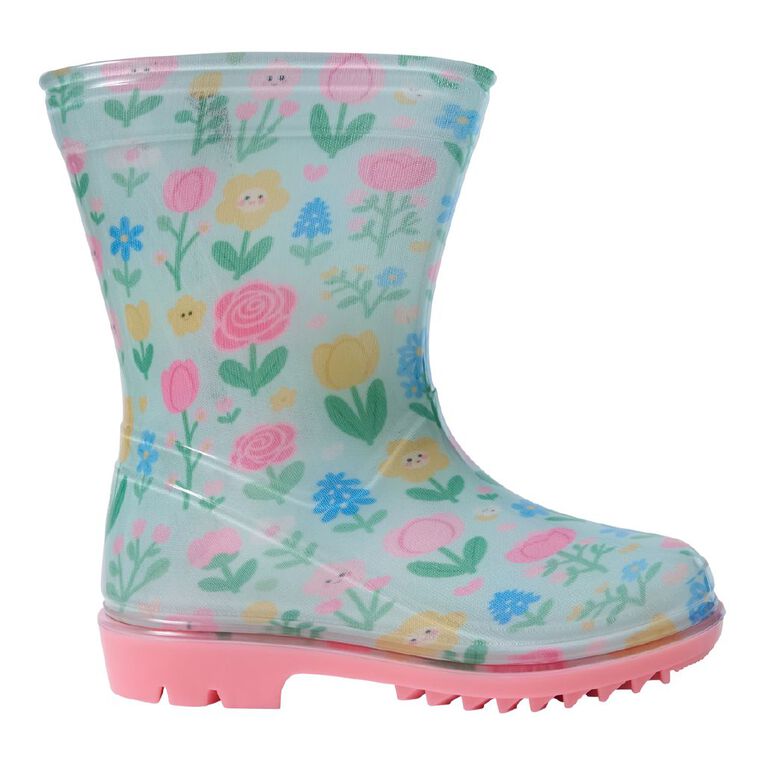 Young Original Junior Kids' PVC Printed Gumboots, Multi-Coloured, hi-res