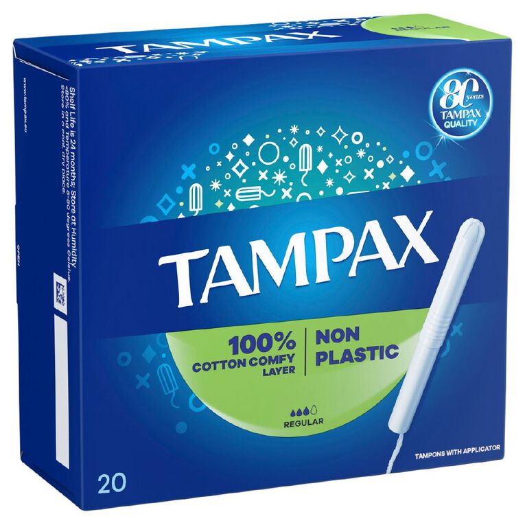 Tampax Tampons Regular 20s, , hi-res