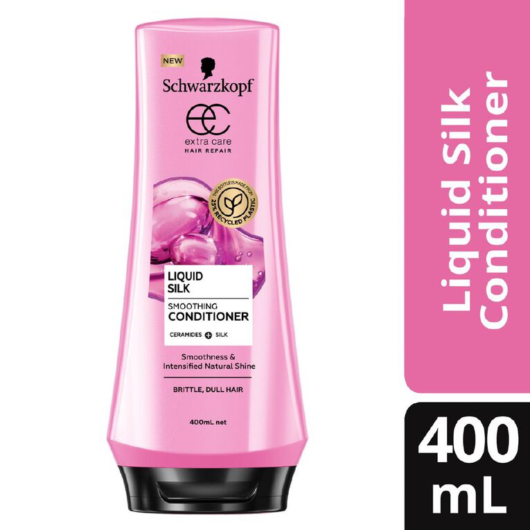 Schwarzkopf Extra Care Liquid Silk Smoothing Conditioner 400ml, , hi-res