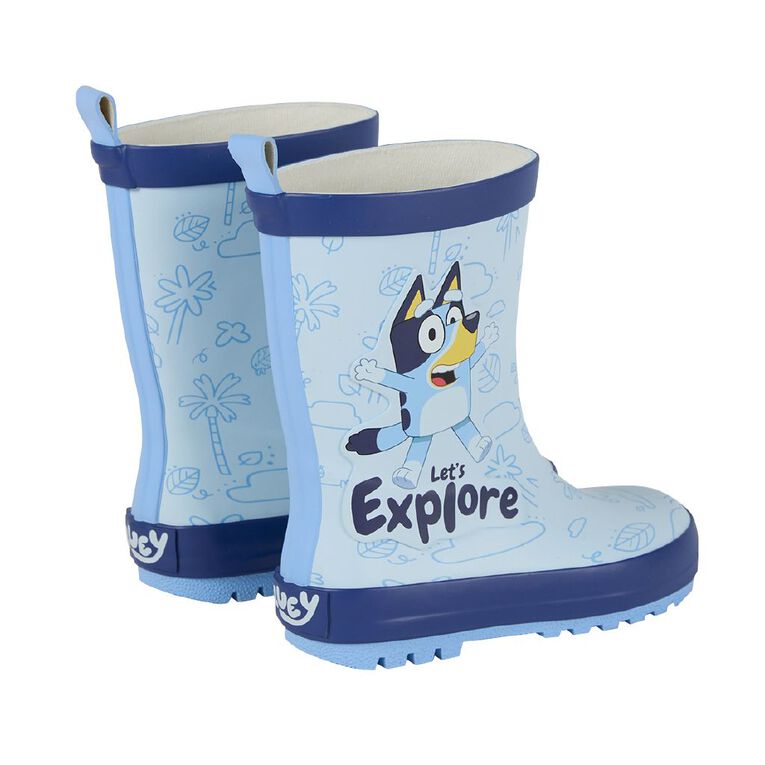 Bluey Junior Kids' Rubber Gumboots, Blue, hi-res