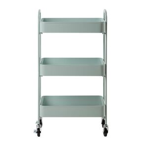 Living & Co Eva 3 Tier Metal Trolley Sage