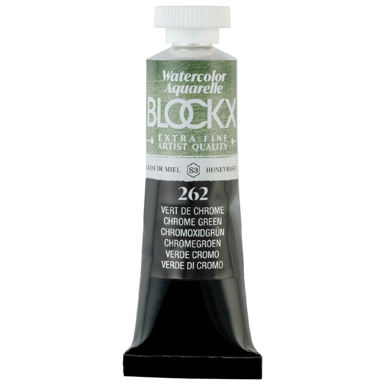 BLOCKX Watercolour Tube 15ml S3 262 Chrome Green, , hi-res