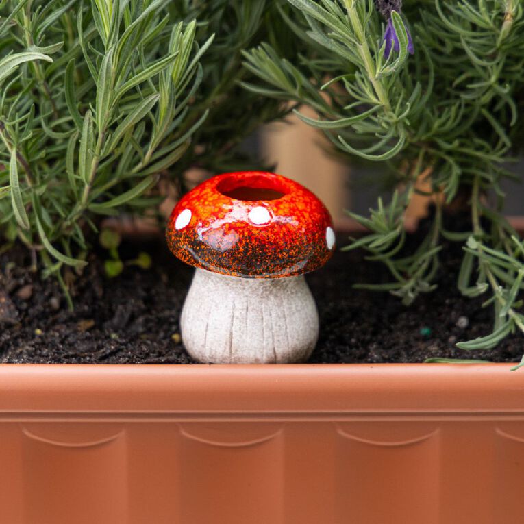 Northcote Pottery Mushroom Self Watering Stake, , hi-res