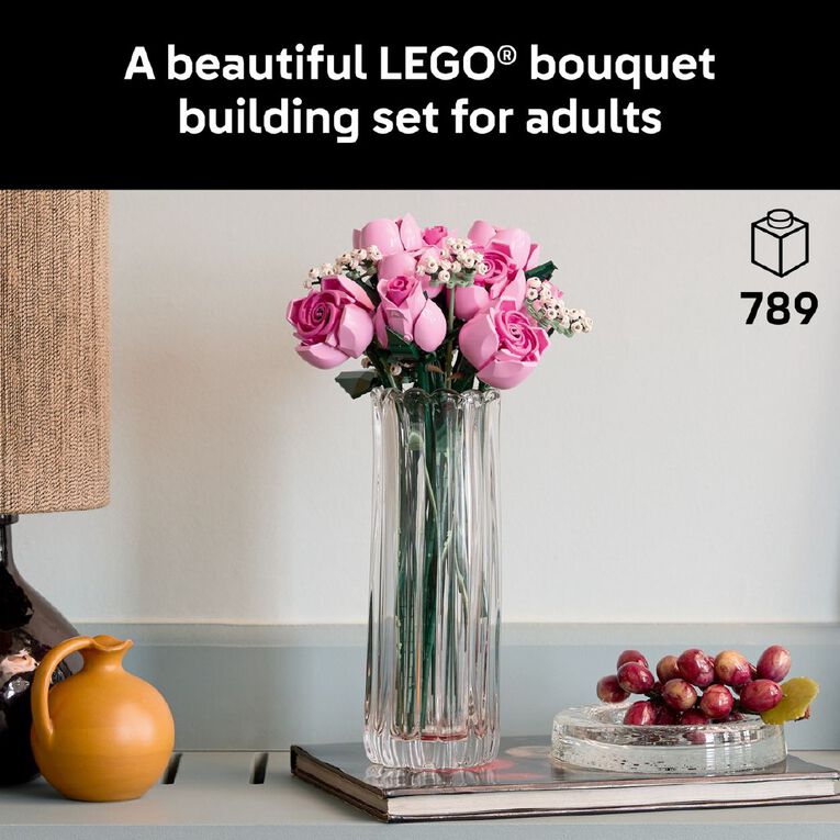 LEGO Botanicals Bouquet of Pink Roses 10374, , hi-res