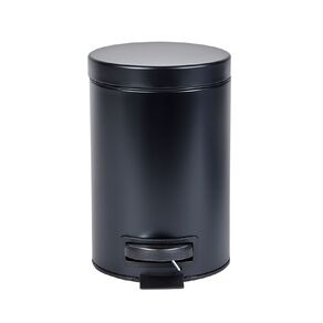 Living & Co Pedal Bin Black 3L