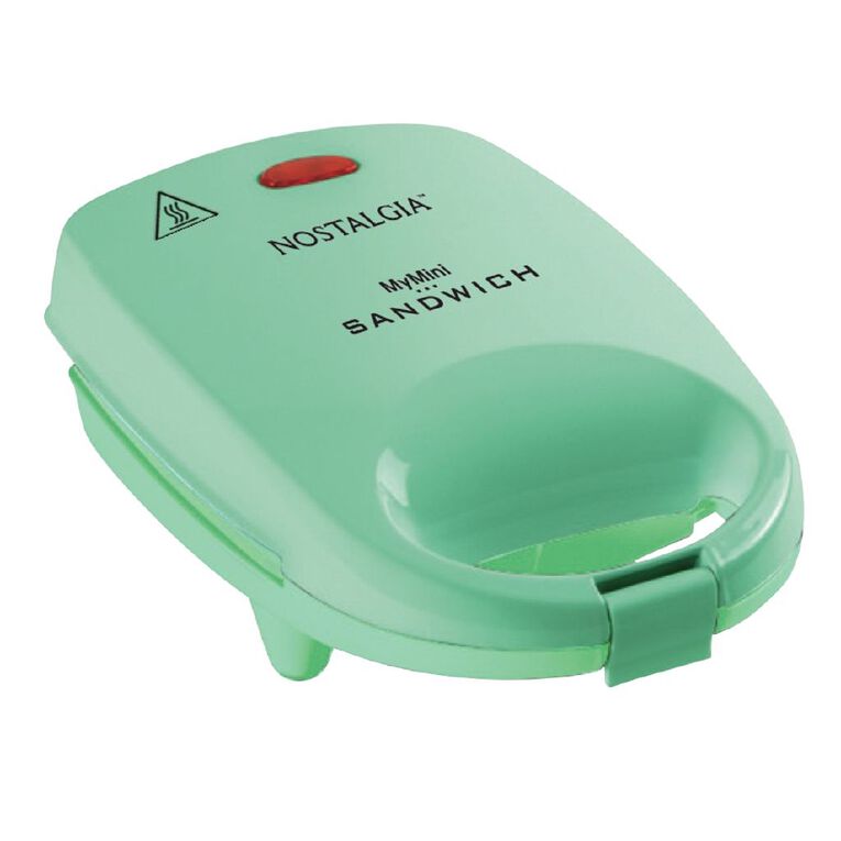 Nostalgia Mini Sandwich Maker Green, , hi-res