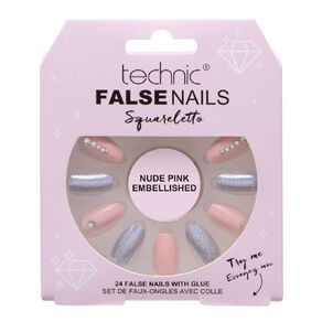 Technic False Nails Nude Pink