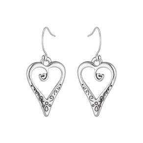 Kiwiana Stainless Steel Heart Earrings